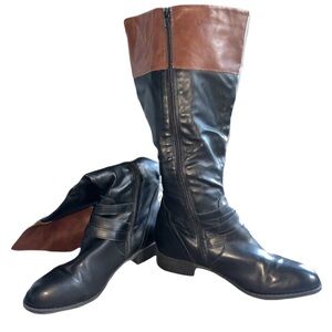G.H. Bass Two Toned Riding Boots size 9